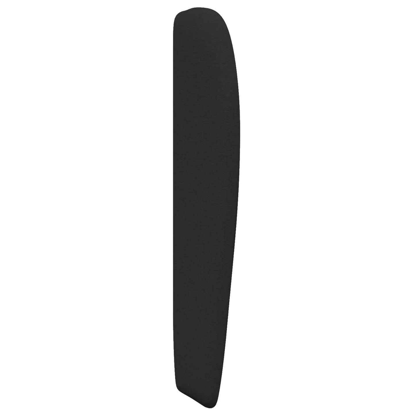 Ureche pentru Tăblie Negru 80 x 23 x 6 cm țesătură