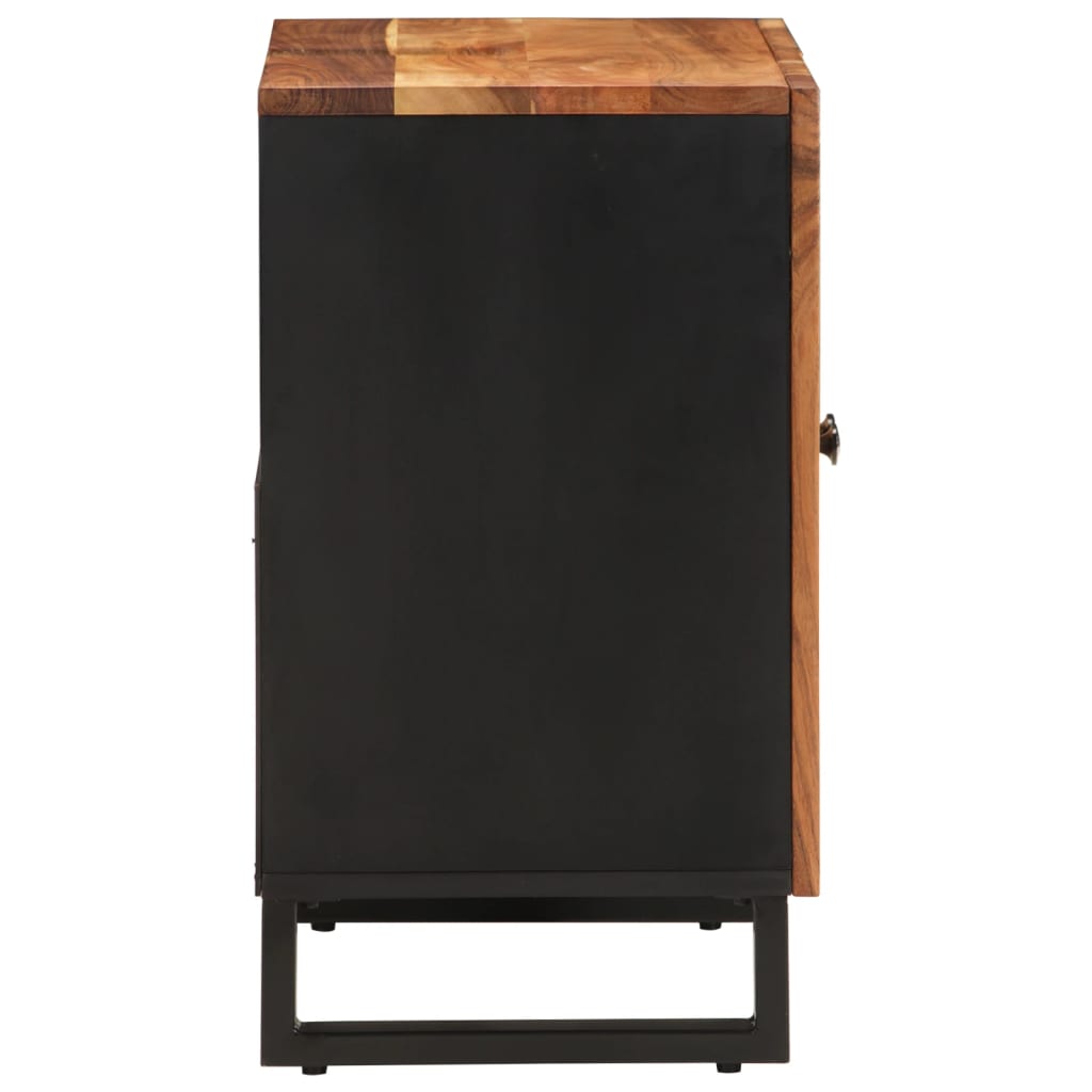 Dulap de chiuvetă 62x33x58 cm lemn masiv acacia & lemn compozit