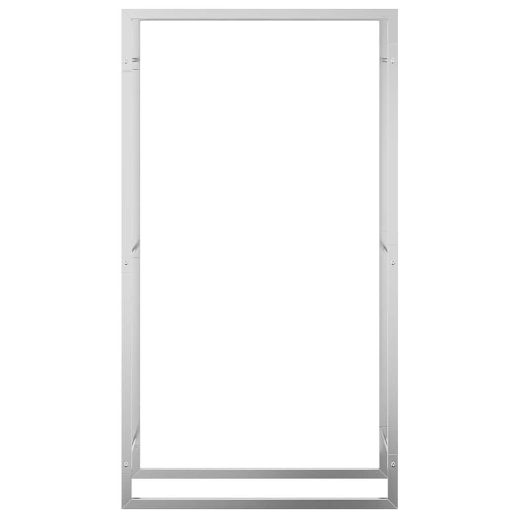 Suport pentru lemne de foc, negru mat, 50x28x56 cm, oțel