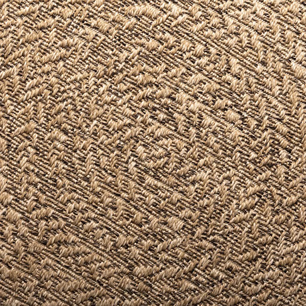 Covor ZIZUR, aspect iută, 120 cm, pentru interior și exterior