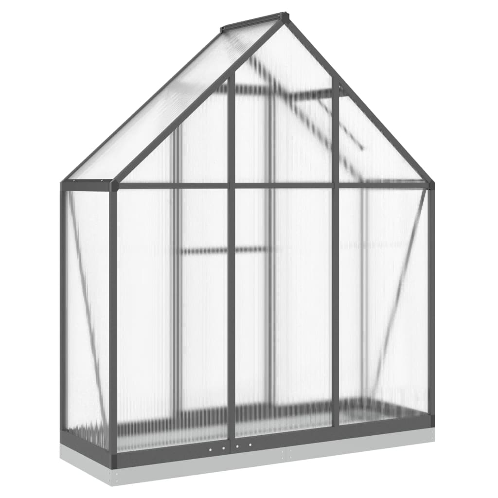 Sere cu cadru de bază, antracit, 169x58x202 cm, aluminiu