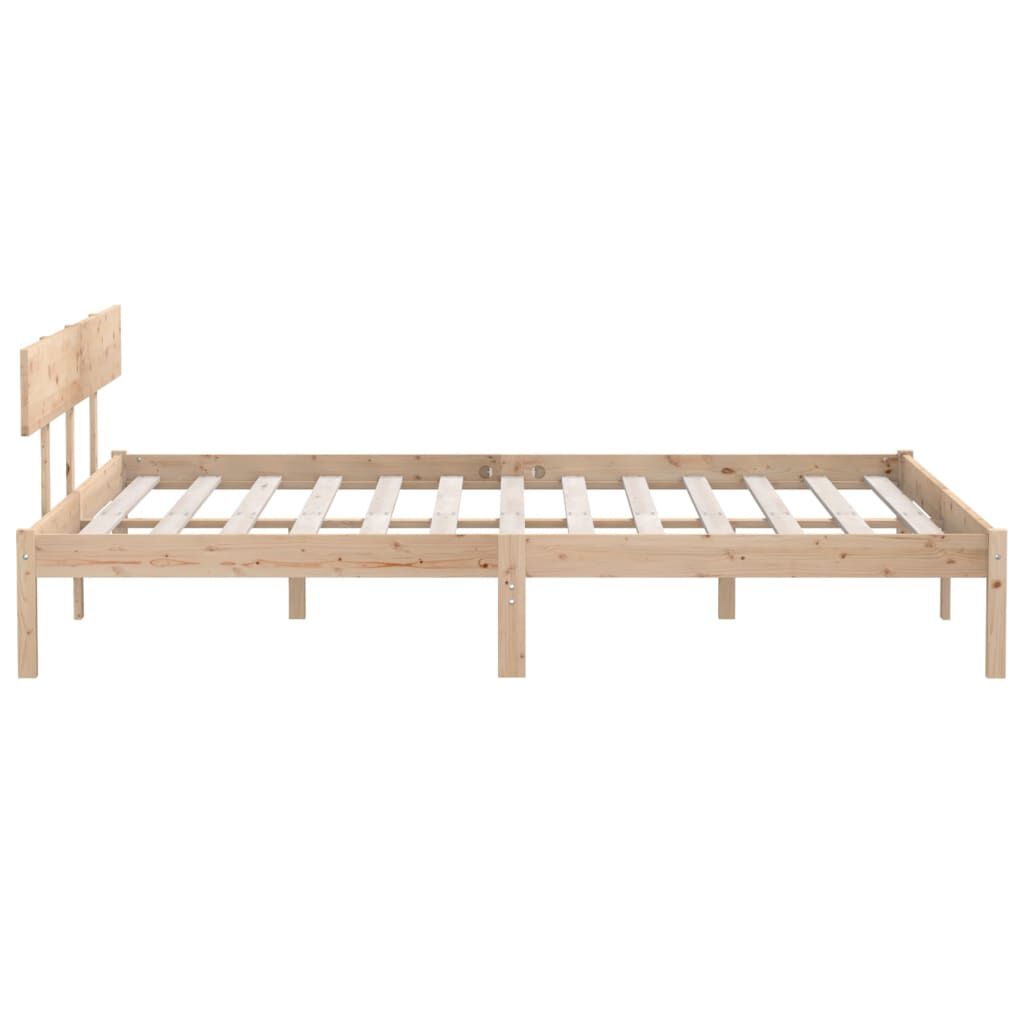 Cadru de pat Super King, 180x200 cm, lemn masiv de pin