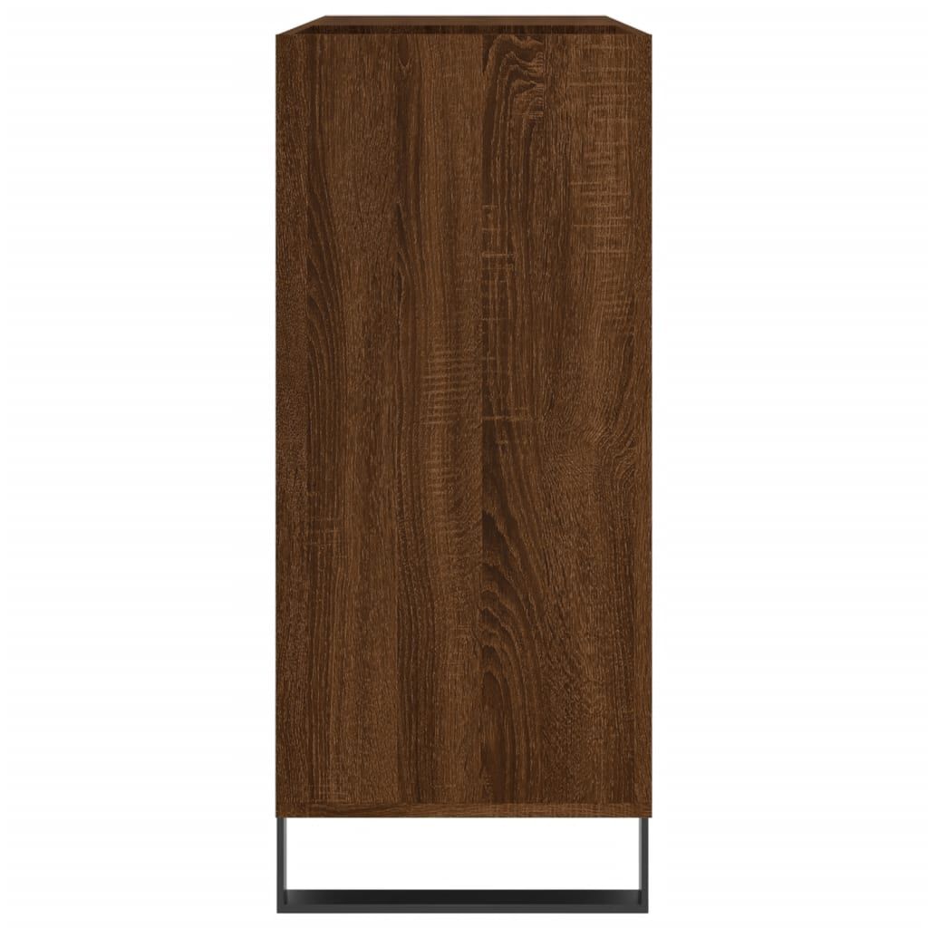 Dulap pentru discuri stejar maro 84,5x38x89 cm lemn compozit
