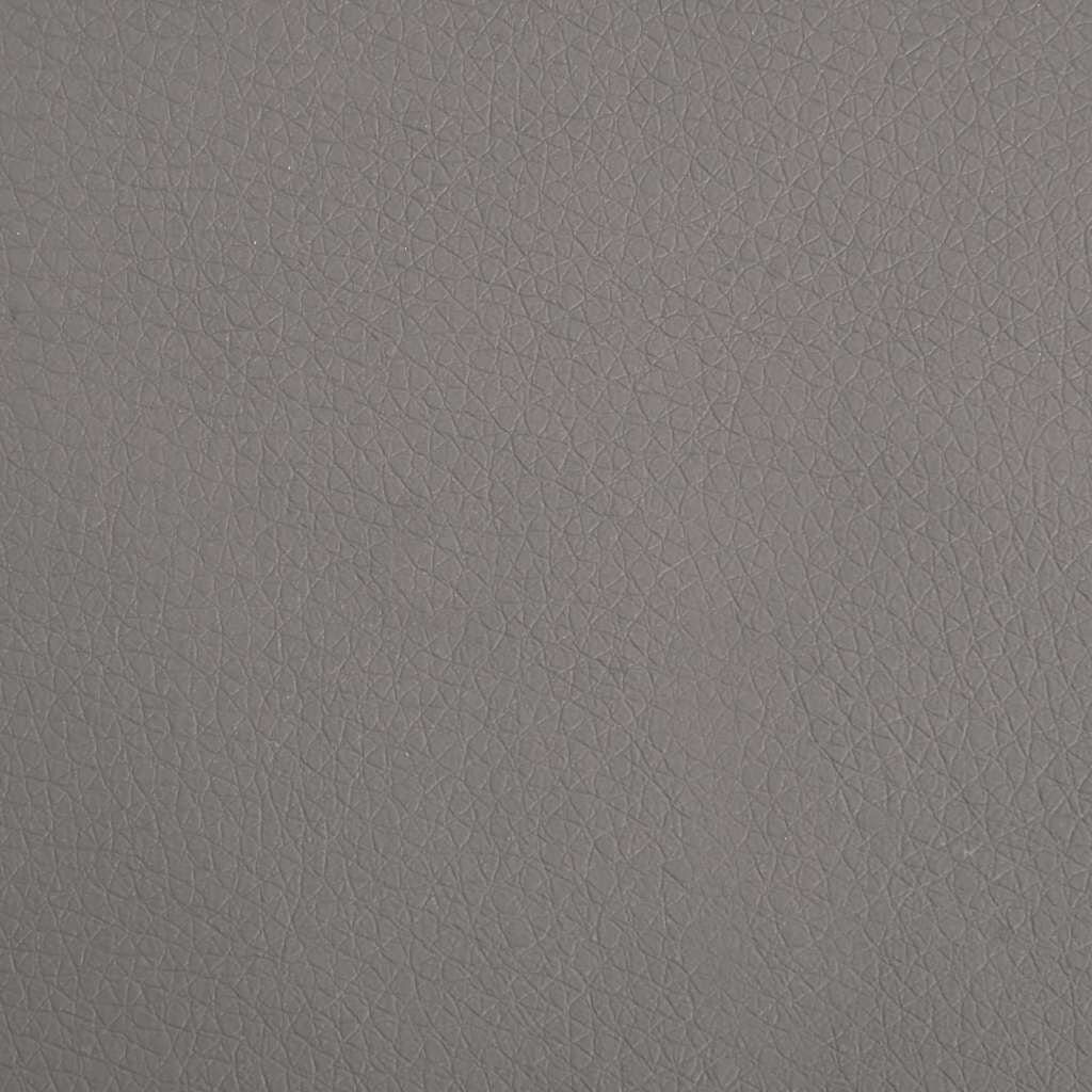 Pat de câini, gri, 70x45x30 cm, piele ecologică