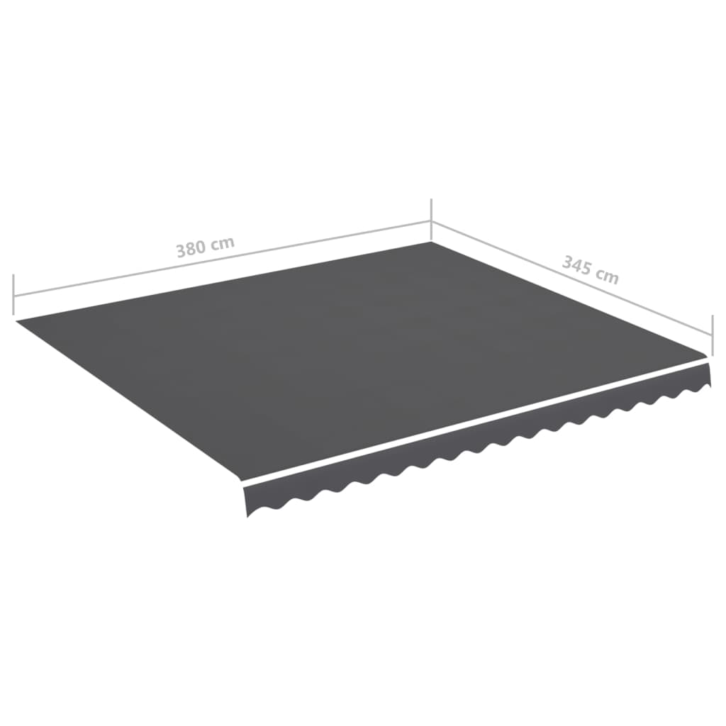 Pânză de rezervă copertină, antracit, 4x3,5 m