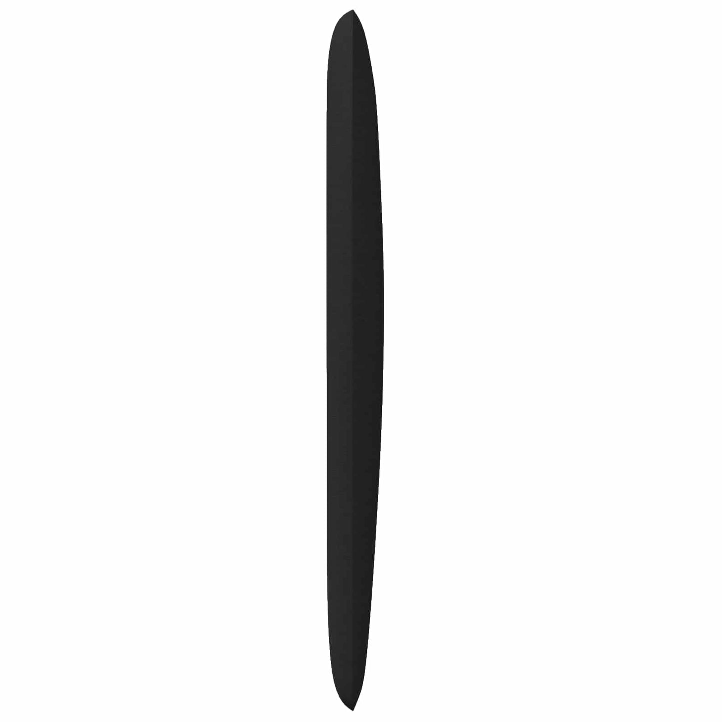 Ureche pentru Tăblie Negru 80 x 23 x 6 cm țesătură