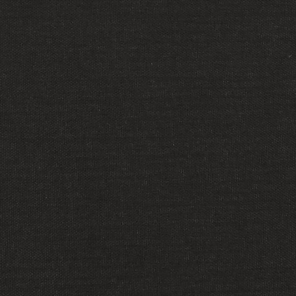 Perne decorative, 2 buc., negru, 40 x 40 cm, material textil