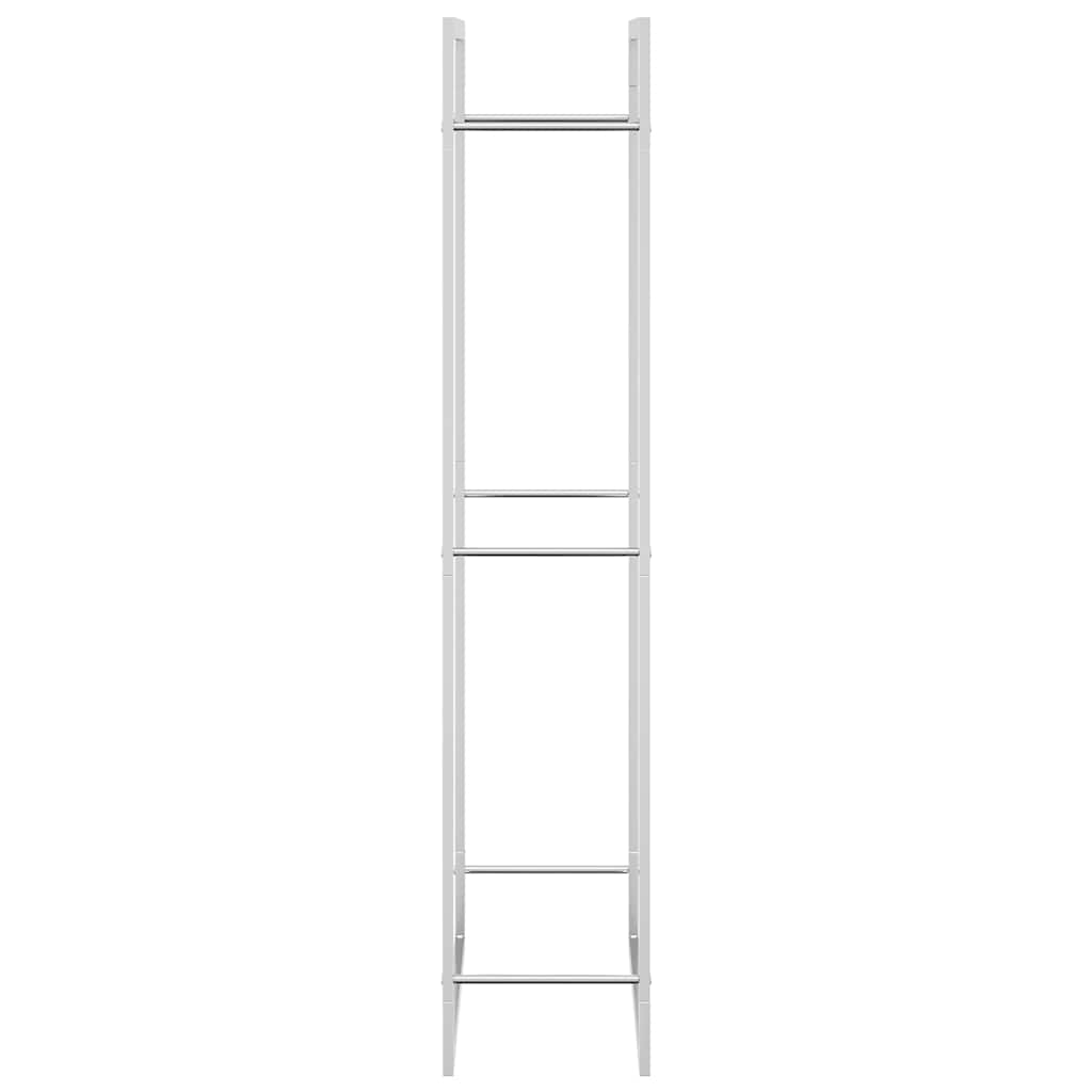 Suport pentru lemne de foc, negru mat, 50x28x56 cm, oțel