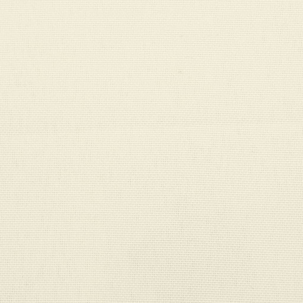 Pernă bancă de grădină, alb crem, 110x50x7 cm, textil oxford