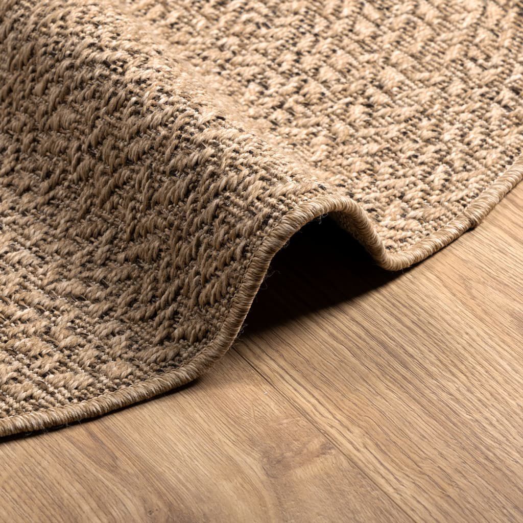 Covor ZIZUR, aspect iută, 120 cm, pentru interior și exterior