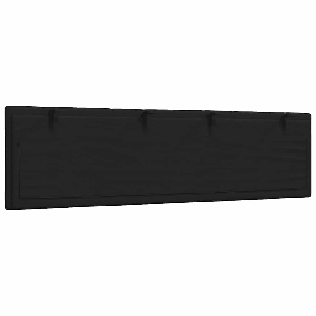 Pernă pentru tăblie de pat, Hanko, negru, 180 cm, material textil