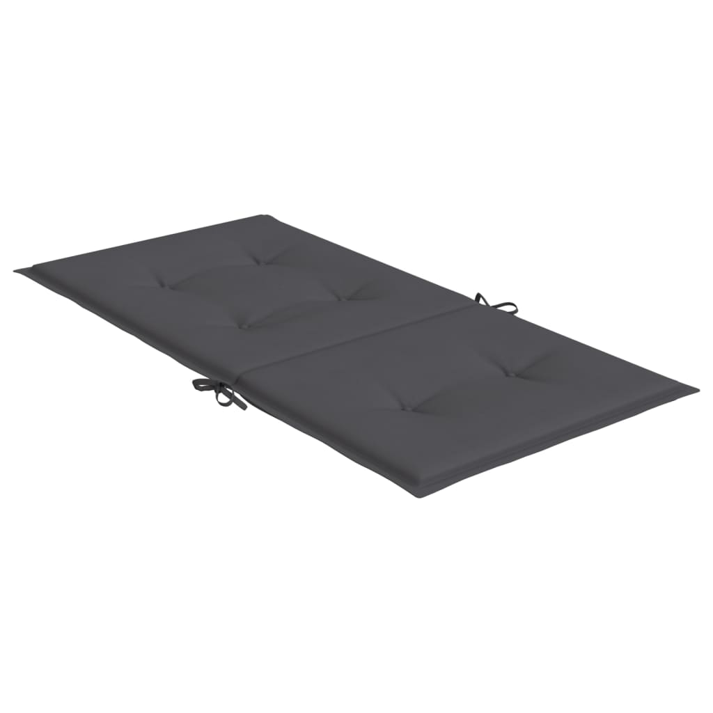 Perne scaun cu spătar mic, 4 buc., antracit, textil oxford