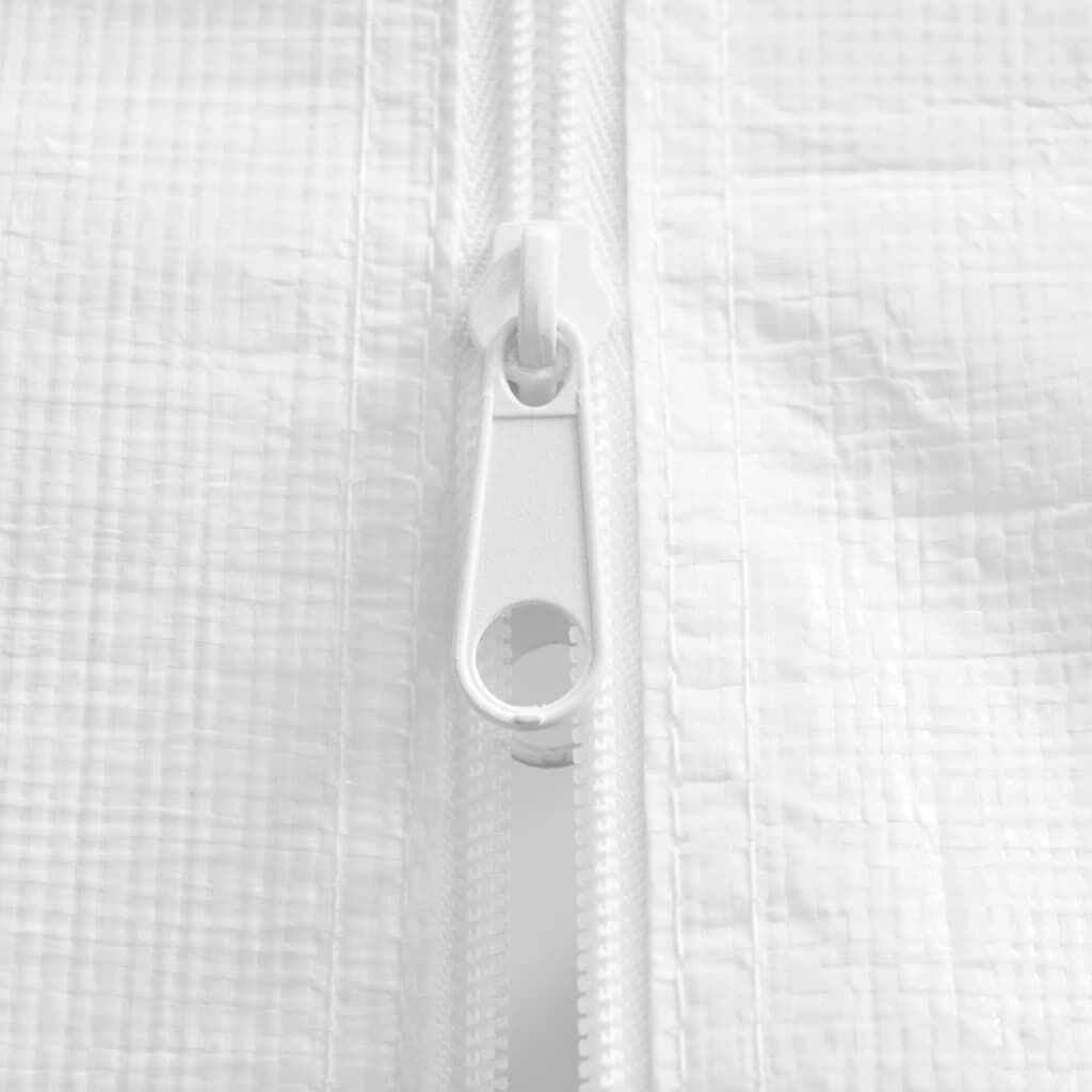 Cort de petrecere profesional cu pereți, alb, 2 x 2 m, 90 g/m²