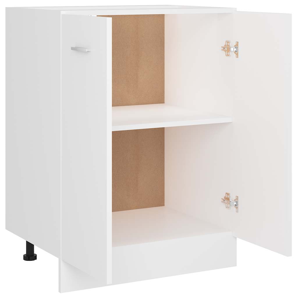 Dulap inferior “Lyon”, alb, 60 x 46 x 81,5 cm, lemn prelucrat