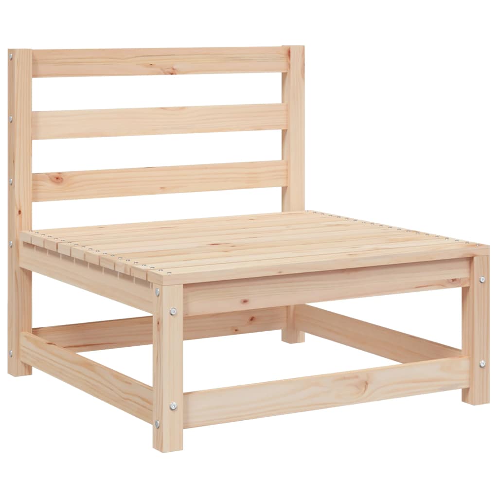 Set mobilier gradina cu perne, 3 piese, lemn masiv de pin