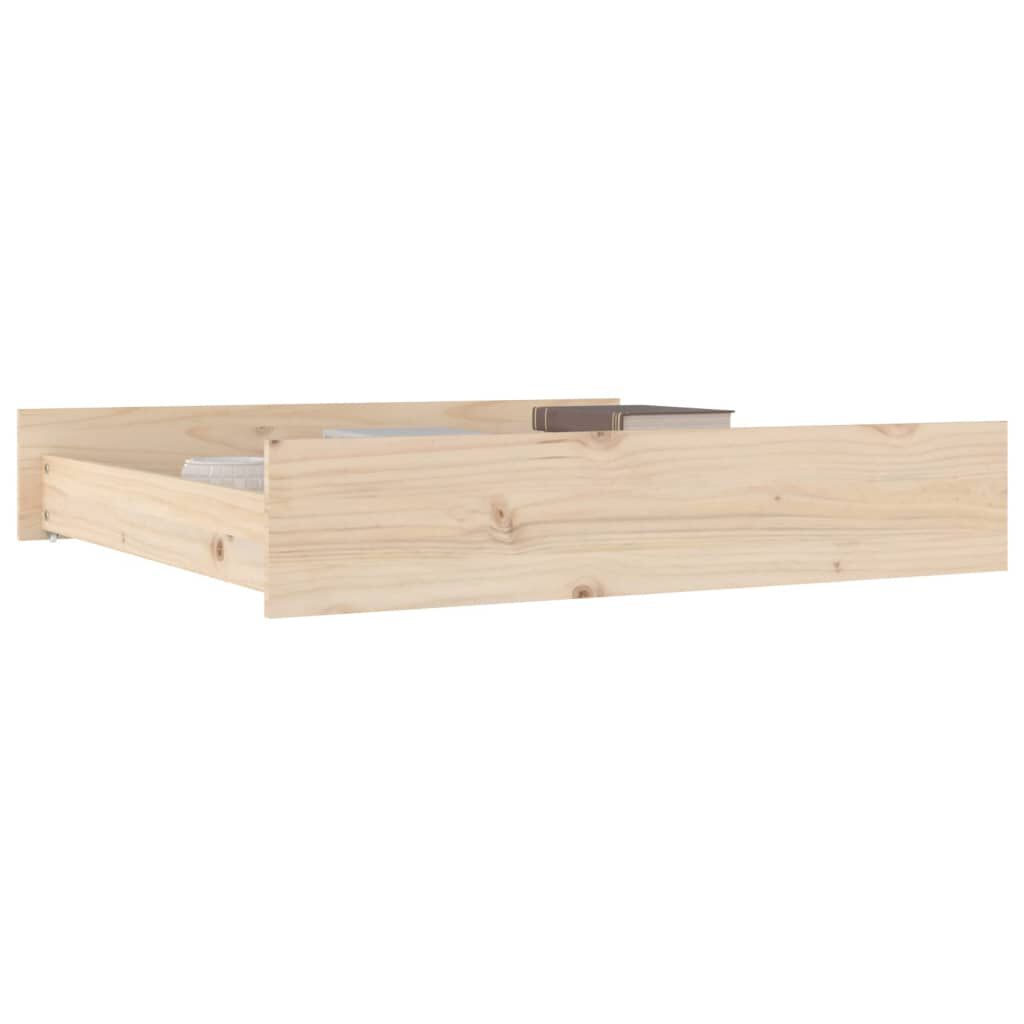 Sertare pentru pat, 2 buc., lemn masiv de pin