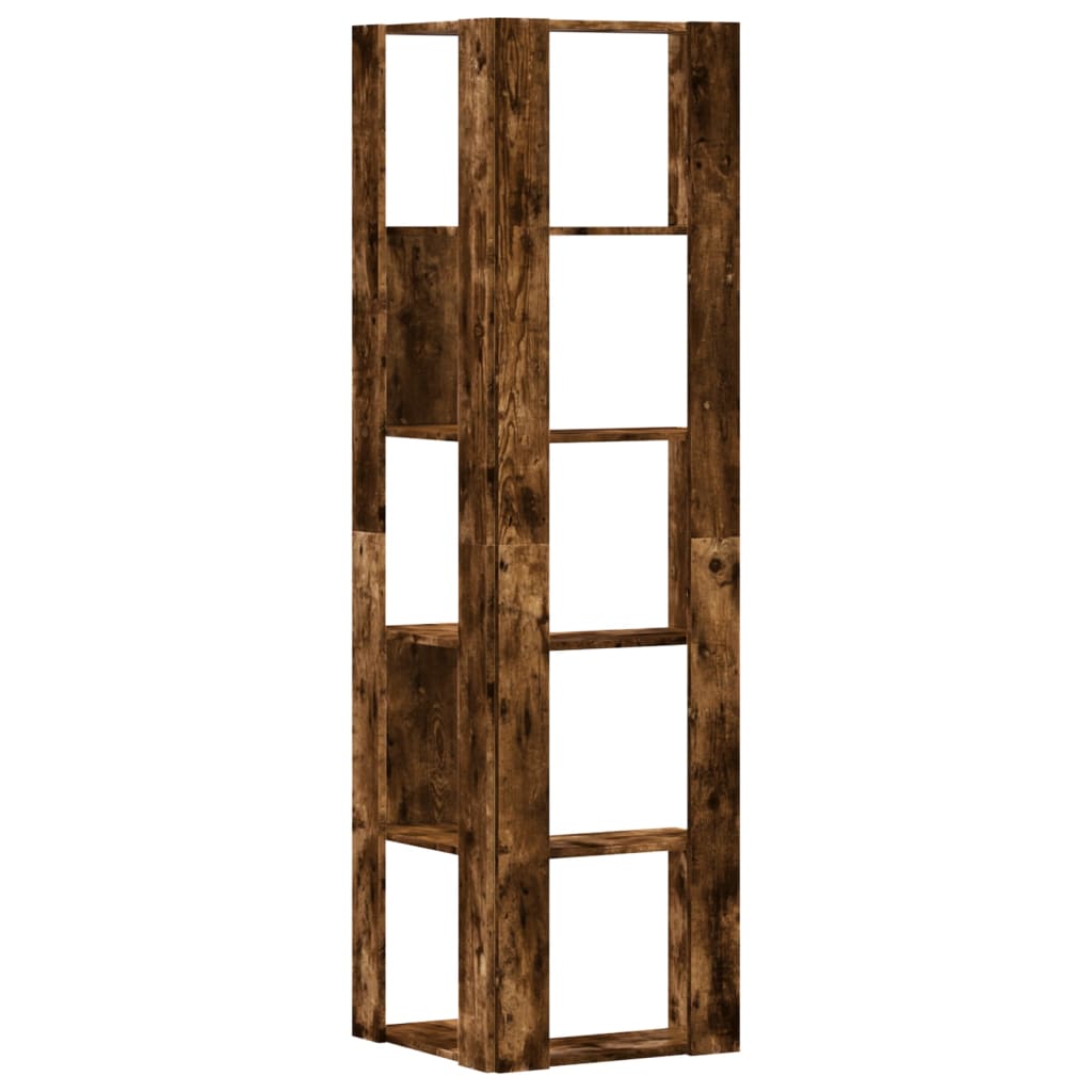 Bibliotecă 5 niveluri stejar 50x50x179cm lemn prelucrat