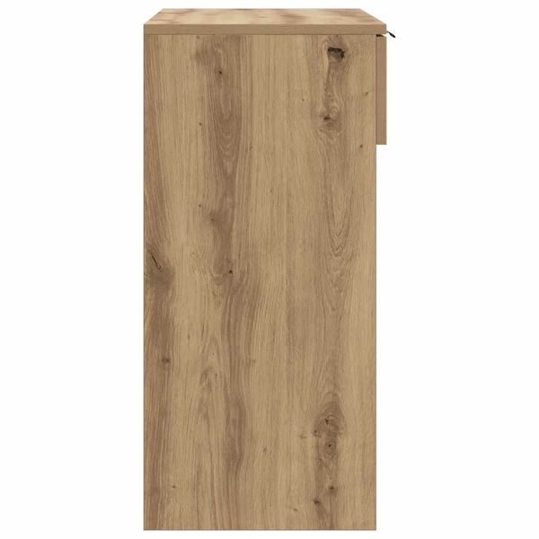Măsuță consolă, stejar artizanal,90x36x75 cm, lemn prelucrat