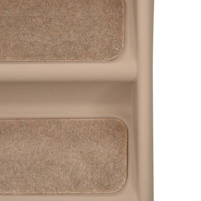 Scară pentru câini pliabilă, maro, 62 x 40 x 49,5 cm