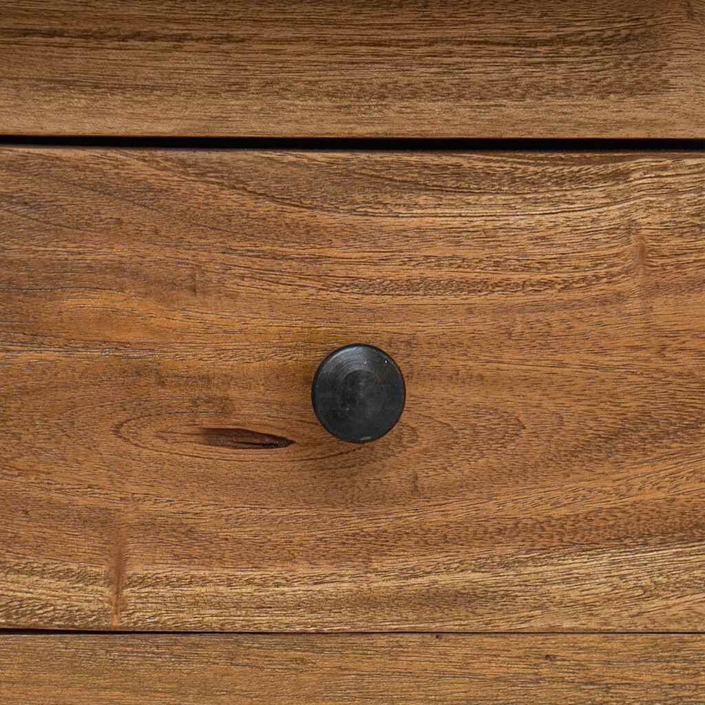 Dulap, 100x30x50 cm, lemn masiv de mahon