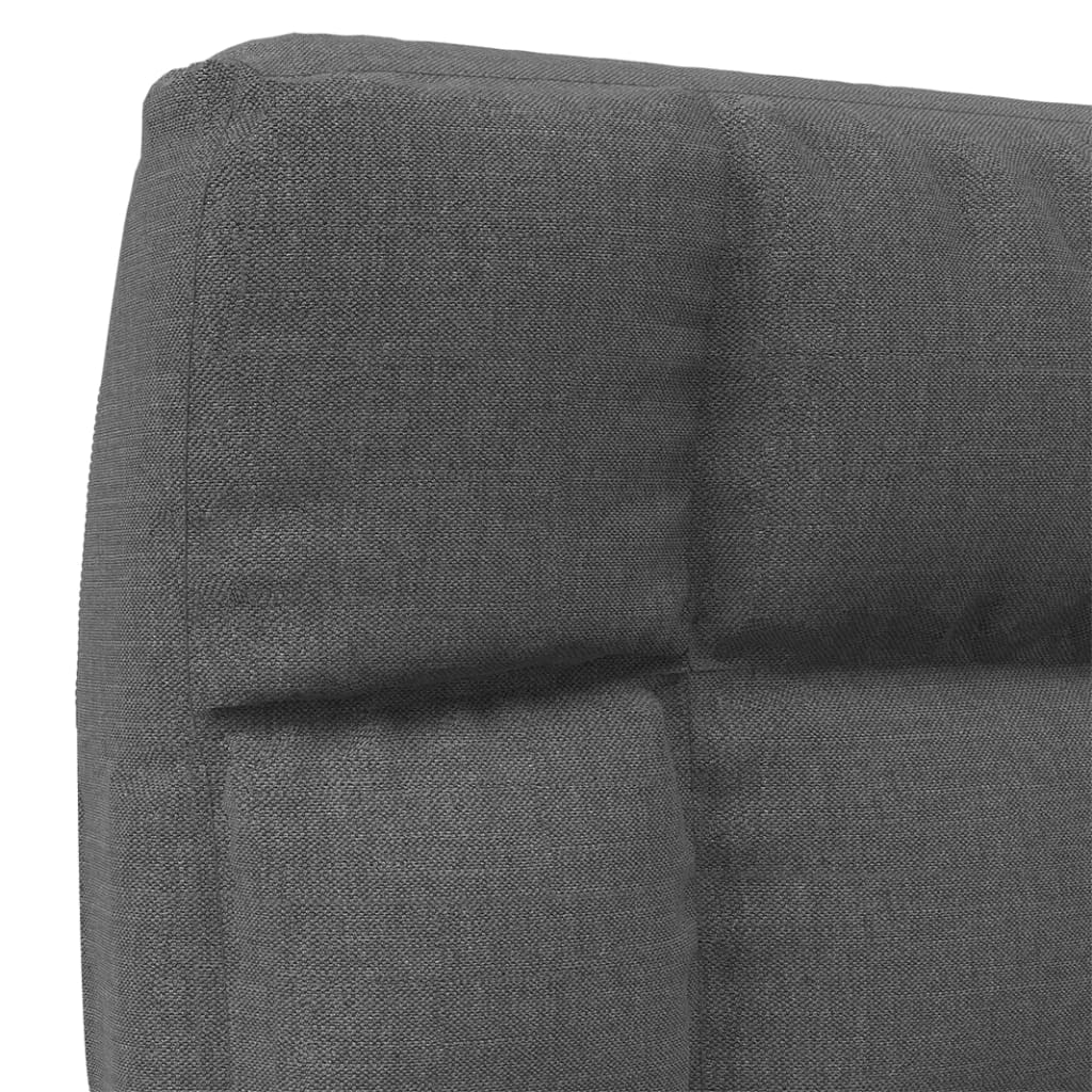 Scaun pliabil de podea, gri închis, textil