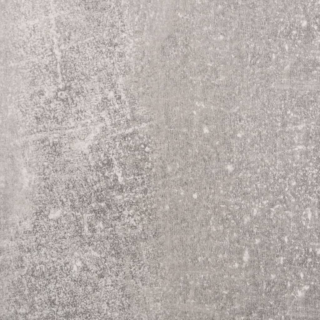 Pantofar cu oglindă, 2 niveluri, gri beton, 63x17x67 cm