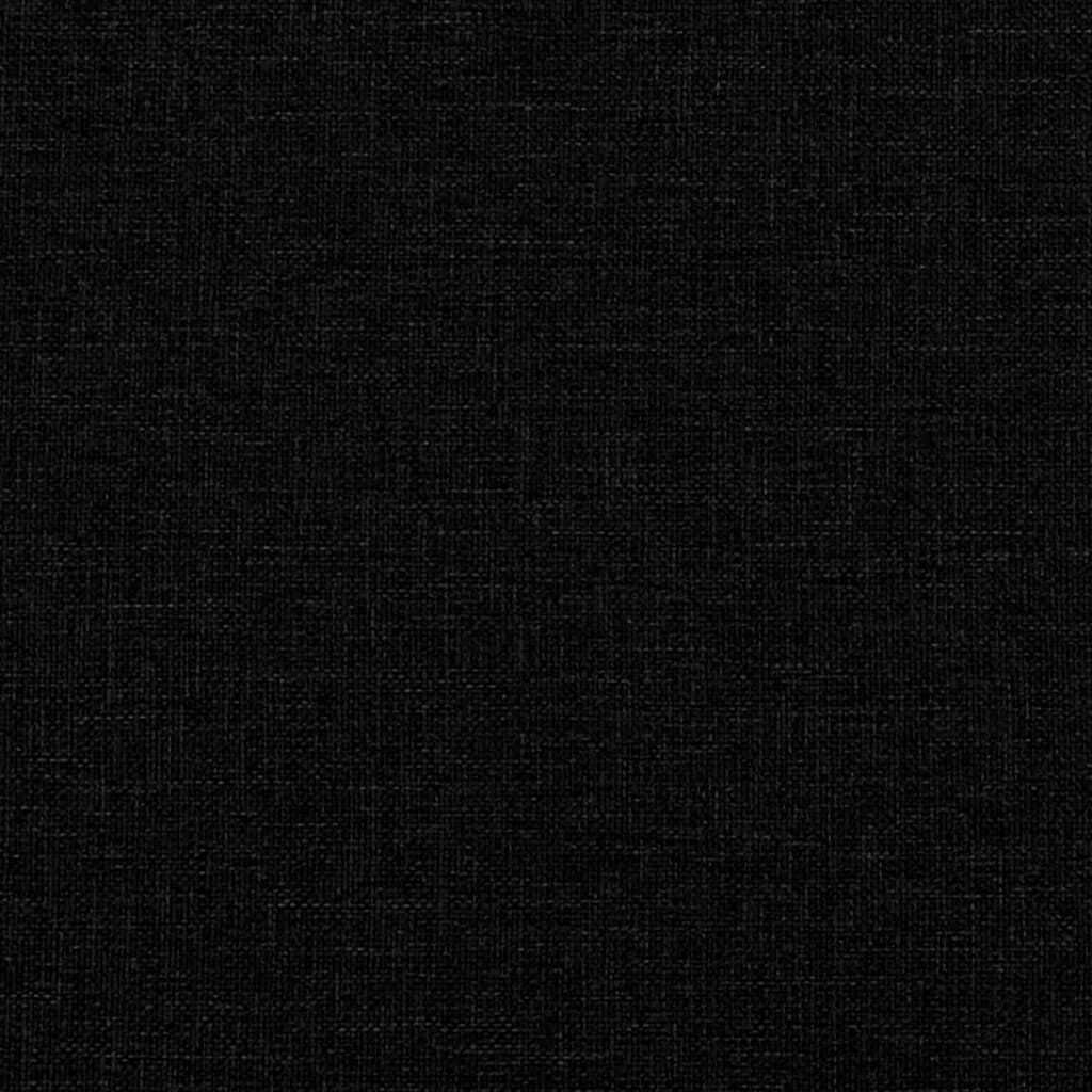 Fotoliu tip cuvă, negru, material textil
