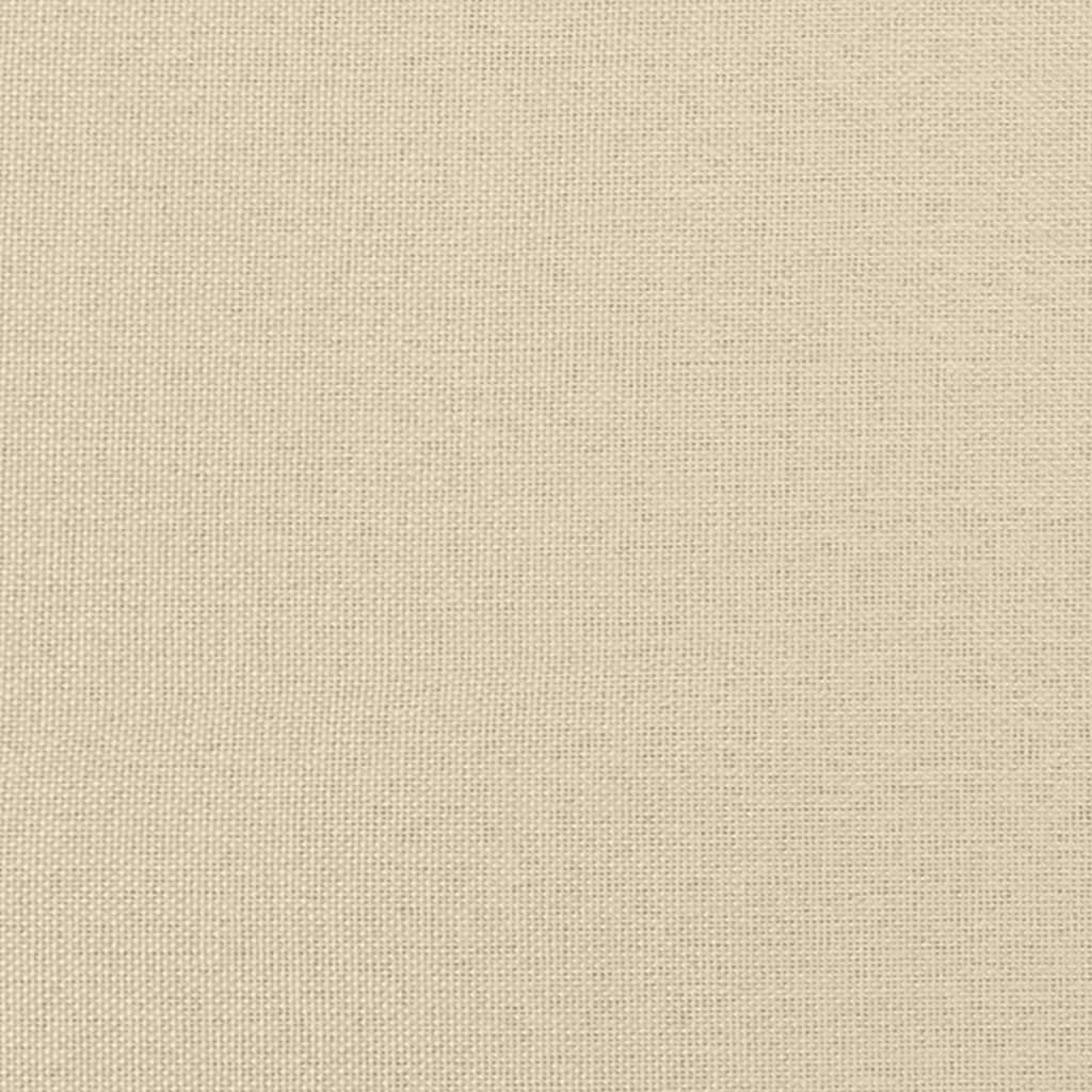 Canapea cu 2 locuri, crem, 140 cm, material textil