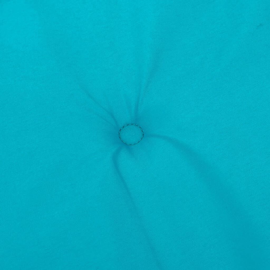 Perne pentru scaune cu spătar mic, 2 buc., turcoaz, textil