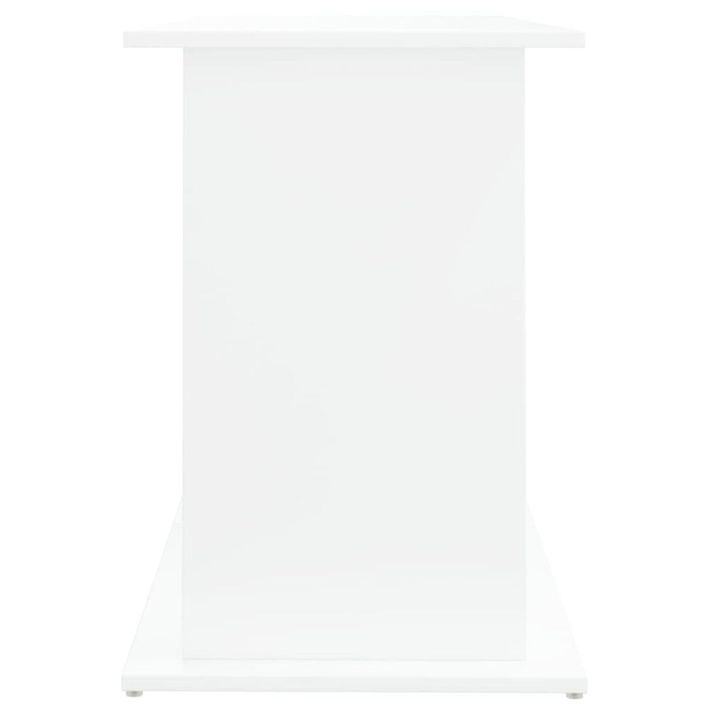 Suport pentru acvariu, alb, 121x41x58 cm, lemn prelucrat