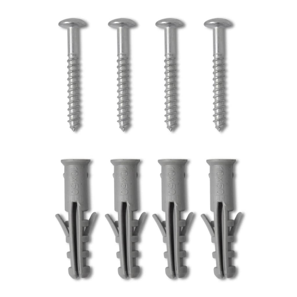 Radiator port-prosop încălzire centrală baie drept, negru, 600x1140 mm