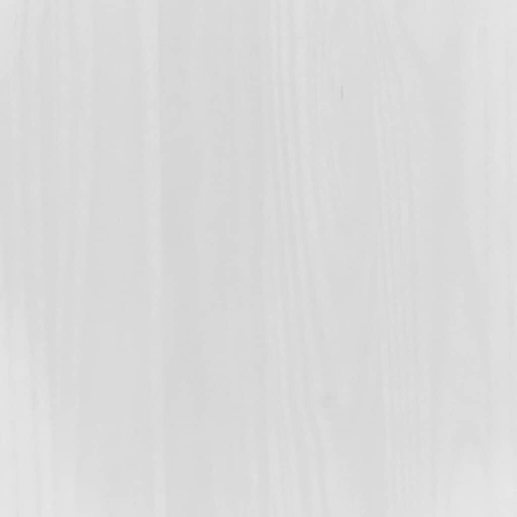 Masă de cafea, alb, 100 x 55 x 44 cm, pin mexican, gama Corona