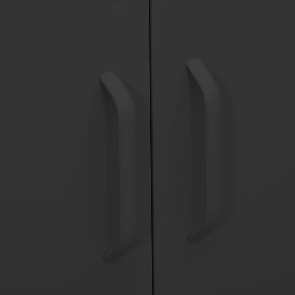 Dulap de depozitare, antracit, 80x35x101,5 cm, oțel