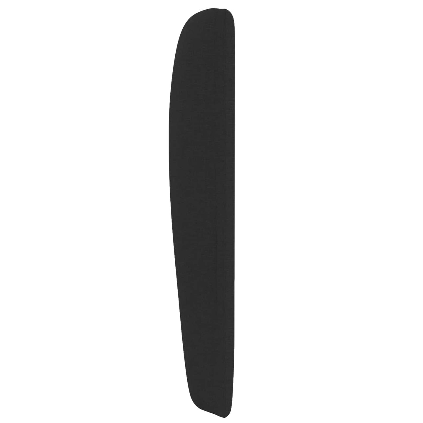 Ureche pentru Tăblie Negru 80 x 23 x 6 cm țesătură