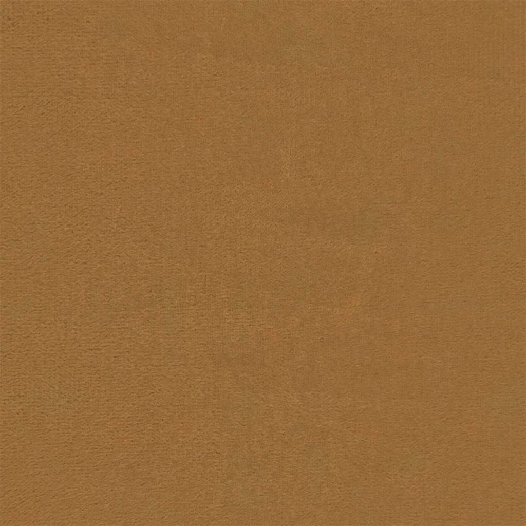 Fotoliu canapea, Maro, 60 cm, catifea