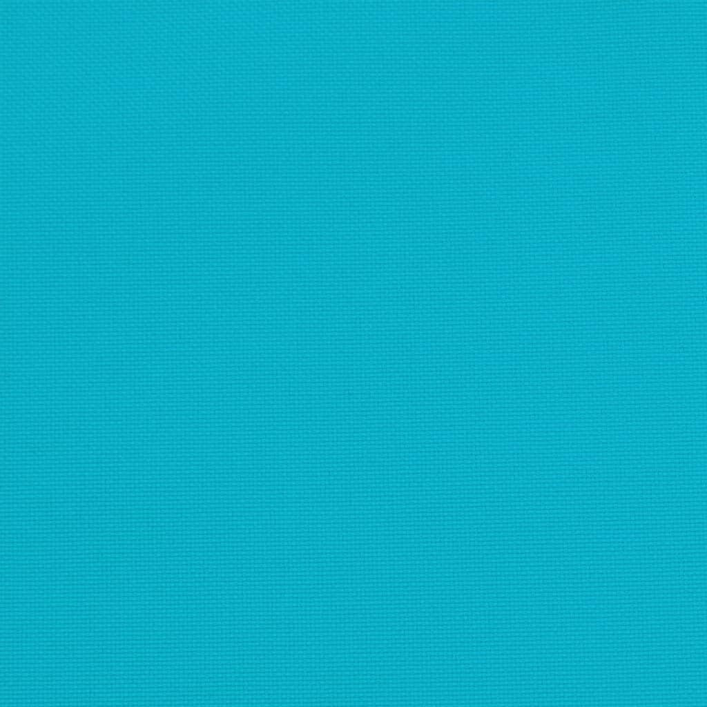 Perne pentru scaune cu spătar mic, 2 buc., turcoaz, textil