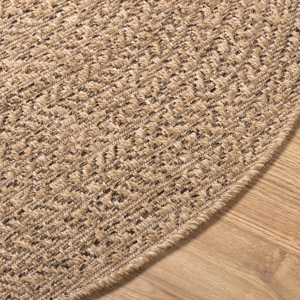 Covor ZIZUR, aspect iută, 120 cm, pentru interior și exterior