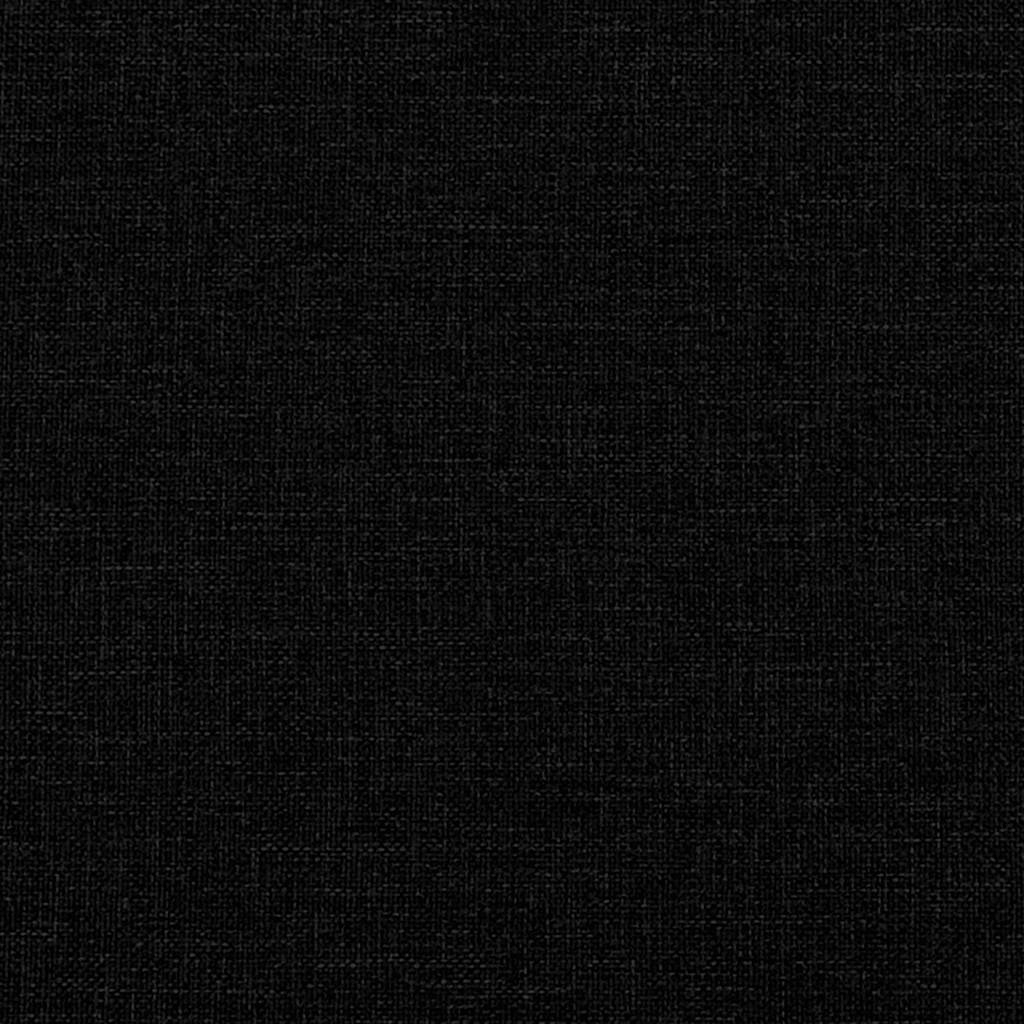 Pernă pentru tăblie de pat, Hanko, negru, 180 cm, material textil