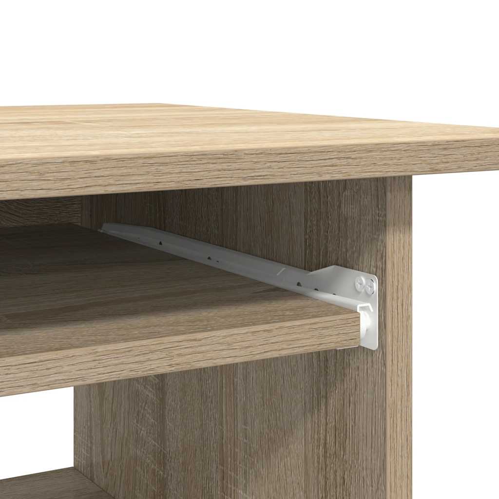 Birou, stejar sonoma, 80x45x74 cm, lemn prelucrat