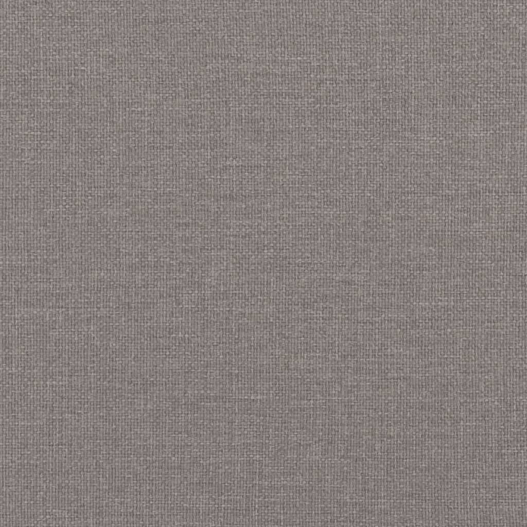 Canapea extensibilă 2 în 1, gri taupe, 112x174x55 cm, textil