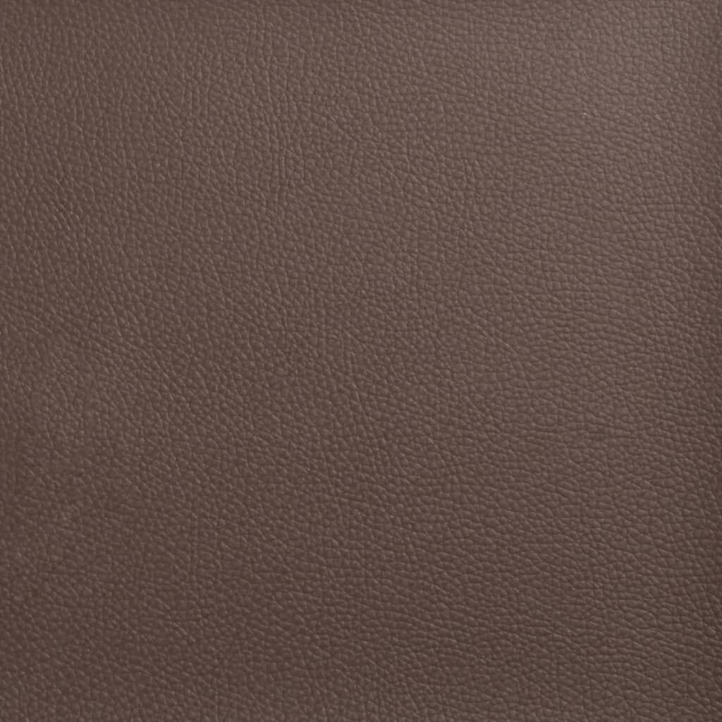 Pernă pentru tăblie pat, maro, 180 cm, piele artificială