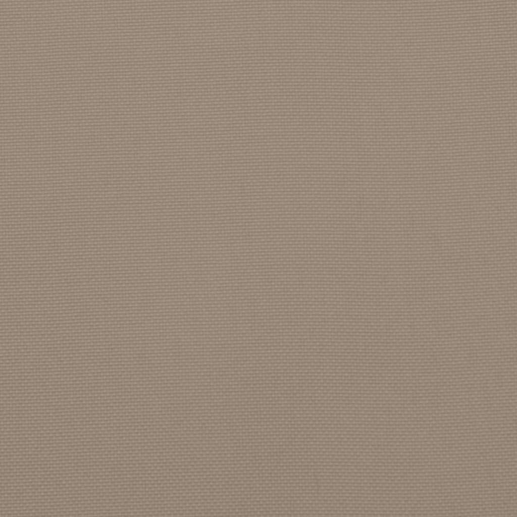 Perne scaun cu spătar mic, 6 buc., gri taupe, textil oxford