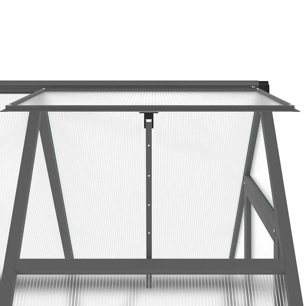 Sere cu cadru de bază, antracit, 169x114x195 cm, aluminiu