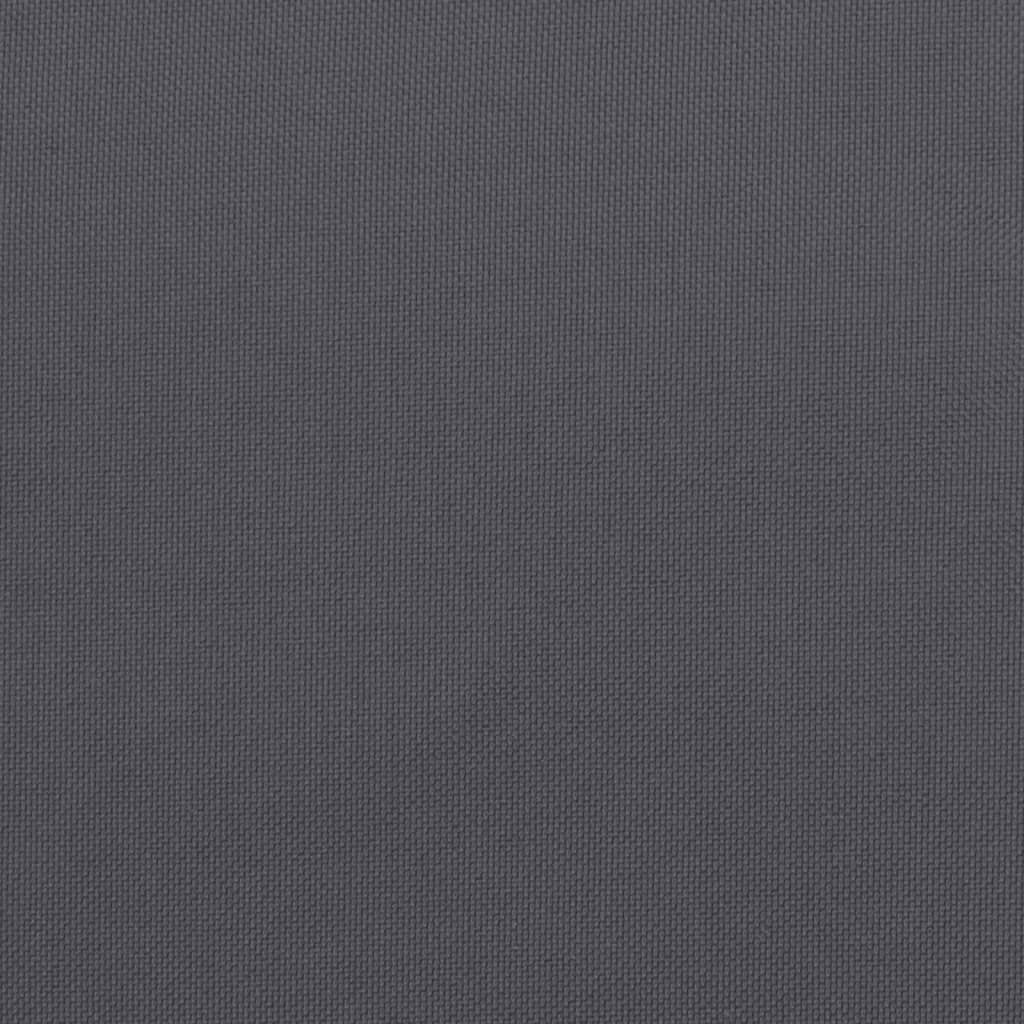 Perne scaun cu spătar mic, 4 buc., antracit, textil oxford