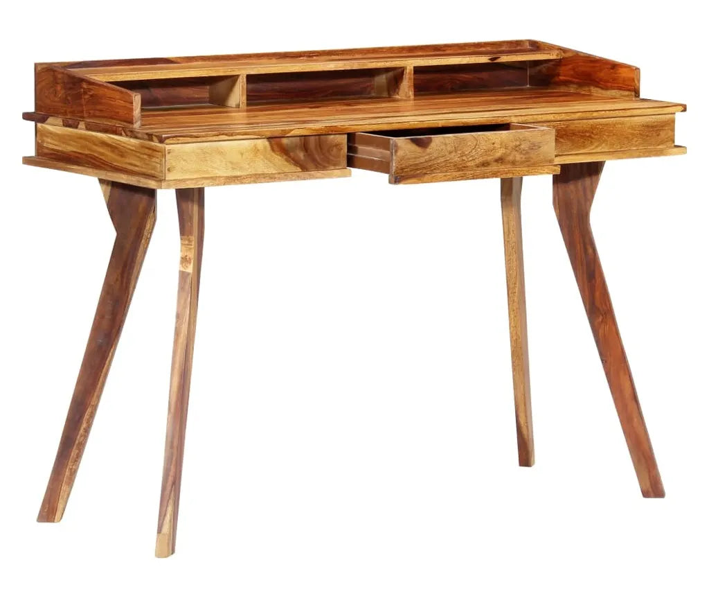 Birou de scris din lemn de palisandru, maro, 115 x 50 x 85 cm