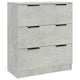 Servanta ,gri beton, 60x30x70 cm, lemn prelucrat