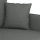 Fotoliu canapea, gri inchis, 60 cm, material textil