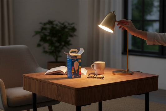 Smart Outlet MEGAMAN LED Classic E14 bulb, 3.8W, 250lm, 2800K warm white, dimmable, 25,000 hrs lifespan.